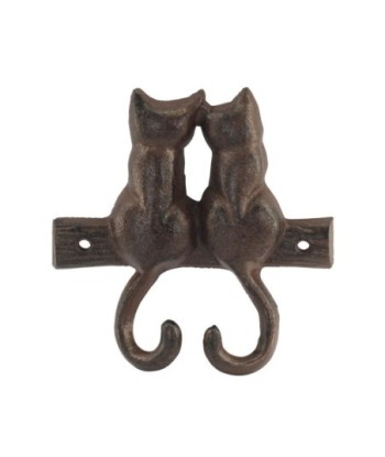 ORIGEN Home Decor Percha gatos Percheros | Perchero Marrón - 12x12x3cm