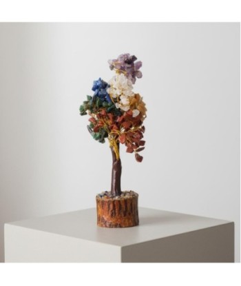 Árbol de la Vida Chakra con Piedras Preciosas Naturales para Energía Positiva y Armonía Espiritual