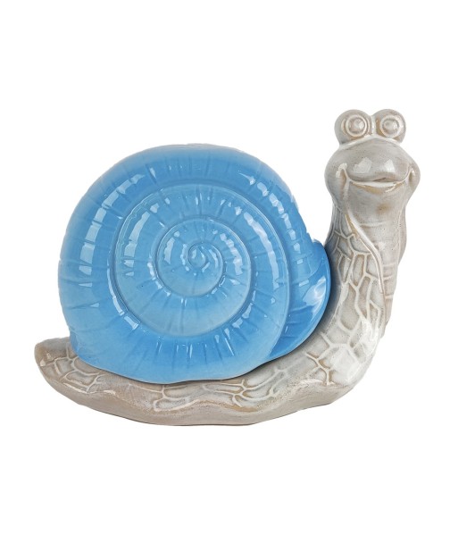 Figura Decorativa Caracol en Porcelana Azul para Decoración Bohemia, Ideal para Regalo, Adorno Moderno y Elegante Figura Decorativa Caracol en Porcelana Azul para Decoración Bohemia, Ideal para Regalo, Adorno Moderno y Elegante