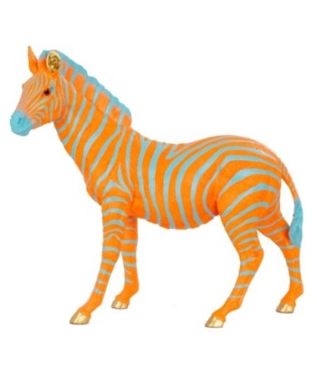 Figura Decorativa de Cebra Pop Art para Hogar y Oficina, Escultura Moderna de Resina, Diseño Único y Elegante