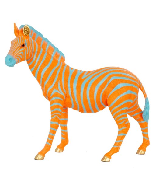 Figura Decorativa de Cebra Pop Art para Hogar y Oficina, Escultura Moderna de Resina, Diseño Único y Elegante