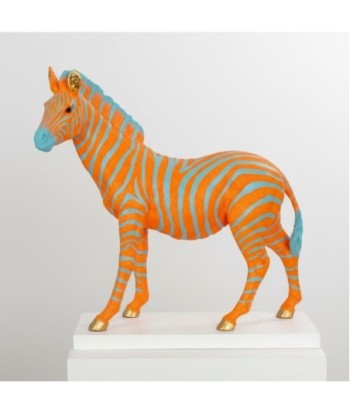 Figura Decorativa de Cebra Pop Art para Hogar y Oficina, Escultura Moderna de Resina, Diseño Único y Elegante