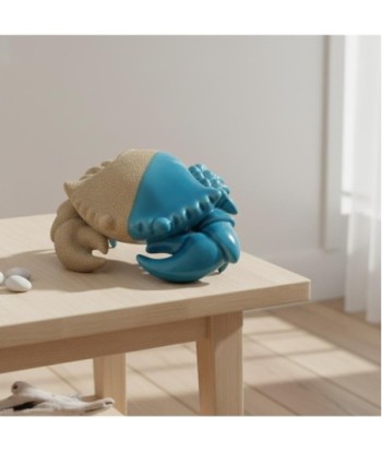 Figura Decorativa de Cangrejo Azul, Adorno Marino de Resina, Decoración Náutica para el Hogar, Diseño Realista