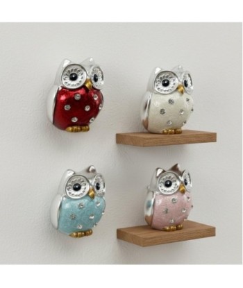 Figura Decorativa de Búho en Resina, Colección Clásica, Miniatura Multicolor, Ideal para Regalo y Decoración