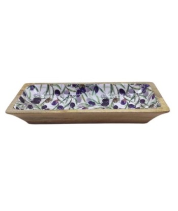 Bandeja de Madera Elegante para Servir y Decorar, Ideal para Eventos y Uso Diario, Diseño Moderno y Funcional