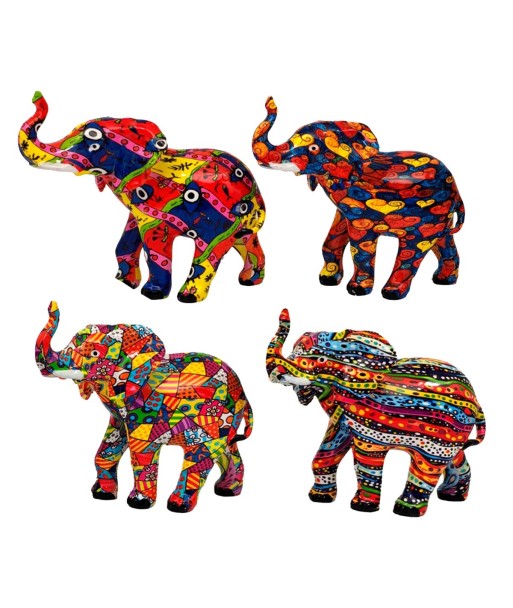 Figura Decorativa Elefante Pop Art, Diseño Moderno, Ideal para Sala de Estar, Oficina, Decoración de Interiores