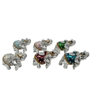 Figura Decorativa de Elefante Clásico, Miniatura de Resina, Ideal para Coleccionistas y Decoración del Hogar