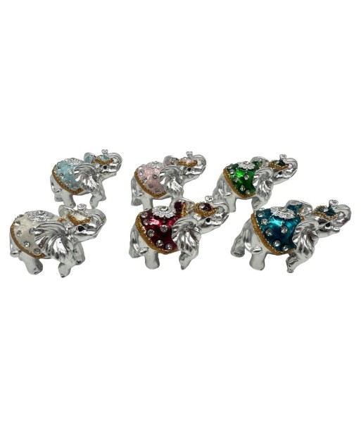 Figura Decorativa de Elefante Clásico, Miniatura de Resina, Ideal para Coleccionistas y Decoración del Hogar