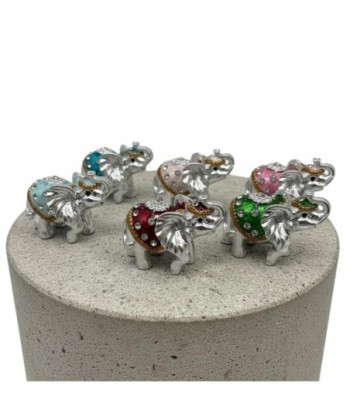 Figura Decorativa de Elefante Clásico, Miniatura de Resina, Ideal para Coleccionistas y Decoración del Hogar