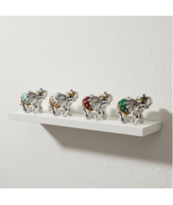 Figura Decorativa de Elefante Clásico, Miniatura de Resina, Ideal para Coleccionistas y Decoración del Hogar