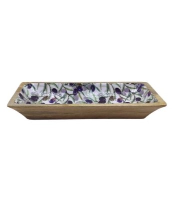 Bandeja de Madera Pequeña para Decoración y Almacenamiento, Ideal para Cocina y Salón, Diseño Elegante y Funcional