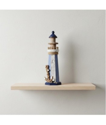 Faro Decorativo Marinero Azul para Hogar - Figura Náutica de Calidad - Ideal para Decoración Interior y Exterior