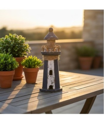Faro Decorativo Marinero de Mesa, Diseño Náutico, Ideal para Decoración de Hogar, Oficina, Regalo Original