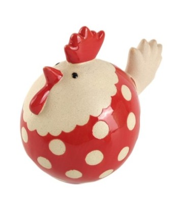 Figura Decorativa de Gallina para Hogar, Decoración Bohemia, Adorno de Cerámica, Ideal para Regalo, Diseño Único