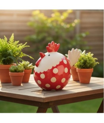 Figura Decorativa de Gallina para Hogar, Decoración Bohemia, Adorno de Cerámica, Ideal para Regalo, Diseño Único