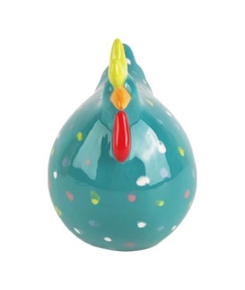 Figura Decorativa de Gallina en Porcelana, Ideal para Decoración de Hogar, Diseño Bohemio, Regalo Original y Figura Decorativa de Gallina en Porcelana, Ideal para Decoración de Hogar, Diseño Bohemio, Regalo Original y