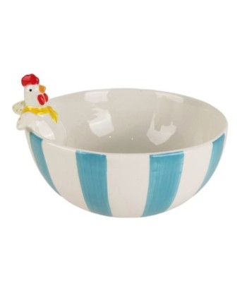 Cuenco Decorativo Gallina Cerámica, Figura Decoración Hogar, Accesorio Bohemio, Diseño Original, Regalo Ideal