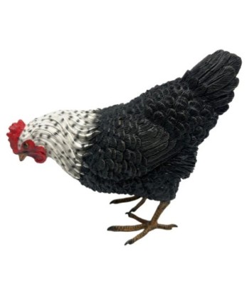 Figura Decorativa Gallina Rústica para Hogar, Adorno Animal de Resina, Ideal para Decoración de Interiores y