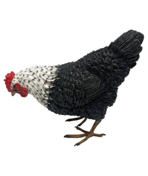 Figura Decorativa Gallina Rústica para Hogar, Adorno Animal de Resina, Ideal para Decoración de Interiores y