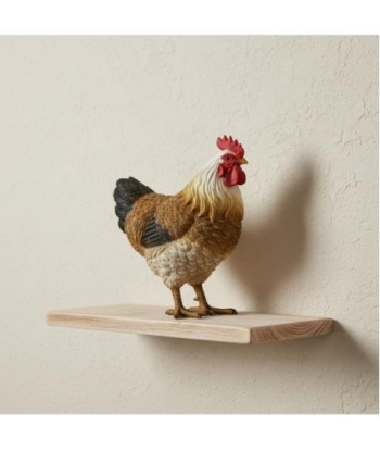 Figura Decorativa de Gallina Rústica para Hogar, Decoración de Animales de Resina, Ideal para Regalos y Colecciones