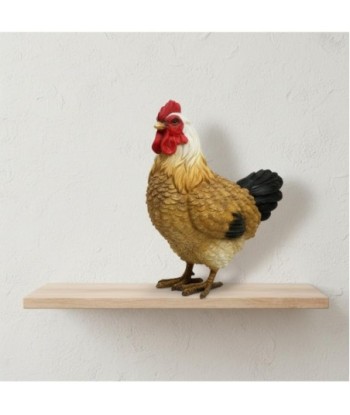 Figura Decorativa de Gallina Rústica para Hogar, Adorno de Resina, Ideal para Decoración de Interiores, Detalles