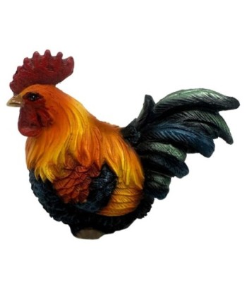 Figura Decorativa de Gallo Rústico, Estilo Campestre, Ideal para Decoración del Hogar, Regalo Original, Detalle