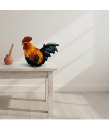 Figura Decorativa de Gallo Rústico, Estilo Campestre, Ideal para Decoración del Hogar, Regalo Original, Detalle