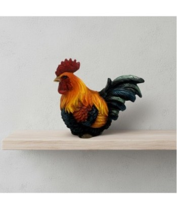 Figura Decorativa de Gallo Rústico, Estilo Campestre, Ideal para Decoración del Hogar, Regalo Original, Detalle