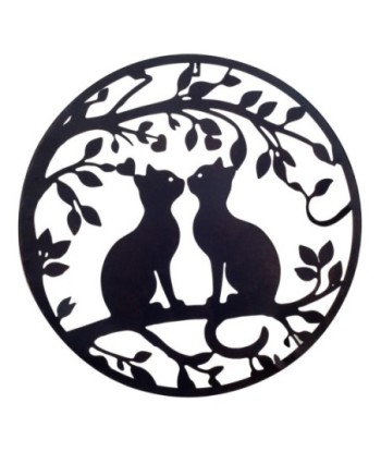 Adorno de Pared Gato Decorativo, Diseño Moderno y Elegante para Hogar y Oficina, Regalo Ideal para Amantes de