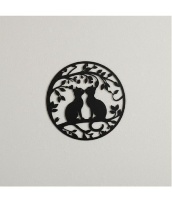 Adorno de Pared Gato Decorativo, Diseño Moderno y Elegante para Hogar y Oficina, Regalo Ideal para Amantes de