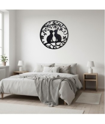 Adorno de Pared Gato Decorativo, Diseño Moderno y Elegante para Hogar y Oficina, Regalo Ideal para Amantes de
