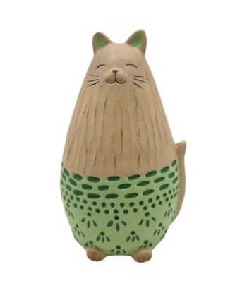 Figura Decorativa de Gato en Resina para Decoración del Hogar, Ideal para Regalo, Diseño Moderno y Elegante,