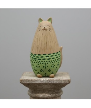 Figura Decorativa de Gato en Resina para Decoración del Hogar, Ideal para Regalo, Diseño Moderno y Elegante,