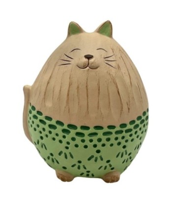 Figura Decorativa de Gato en Resina para Hogar y Oficina - Diseño Romántico y Elegante - Ideal para Regalo