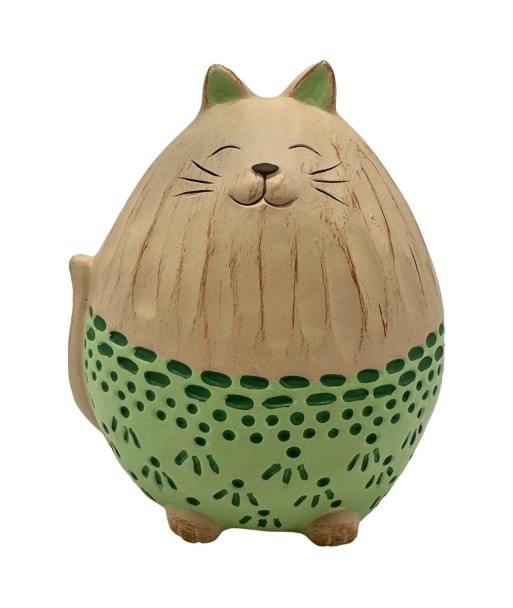 Figura Decorativa de Gato en Resina para Hogar y Oficina - Diseño Romántico y Elegante - Ideal para Regalo