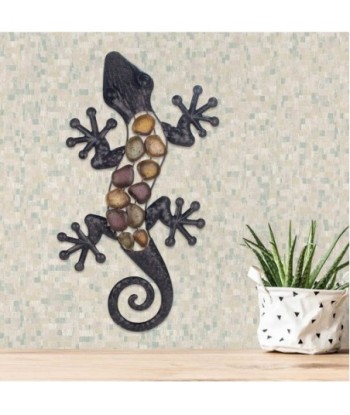 Decor and Go Lagartos Adorno Pared de Apliques Metal Colección Rústico Modelo B
