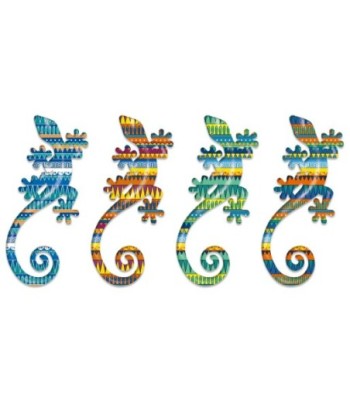 Adorno Pared Lagarto Tropical Decoración Jardín Interior Exterior Figura Animal Artesanía Decorativa Original
