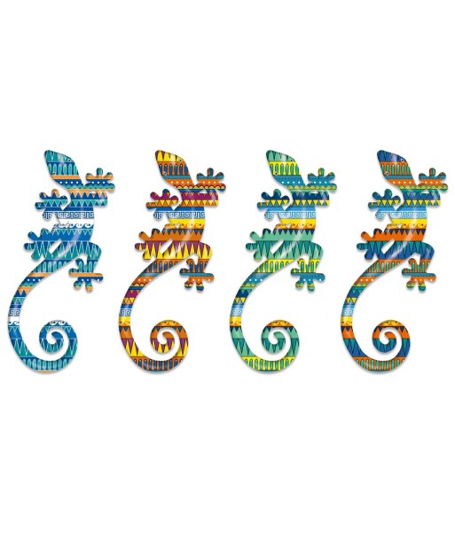 Adorno Pared Lagarto Tropical Decoración Jardín Interior Exterior Figura Animal Artesanía Decorativa Original
