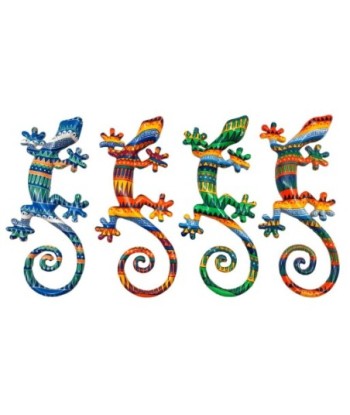 Adorno de Pared Lagarto Tropical Decoración Hogar y Jardín 4 Diseños Exclusivos en Resina