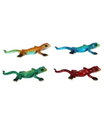 Figura de Lagarto Multicolor en Resina - Arte Pop Decorativo - Ideal para Regalo y Decoración de Interiores