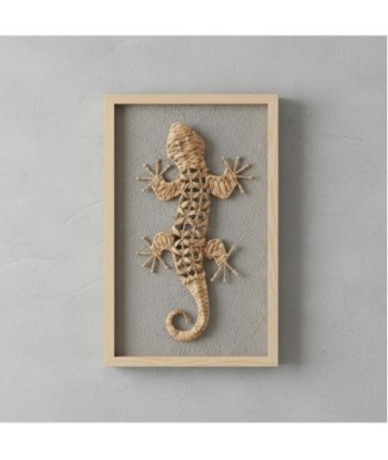 Adorno de Pared Lagarto Decorativo Artesanal para Hogar, Diseño Natural, Decoración Original para Interiores