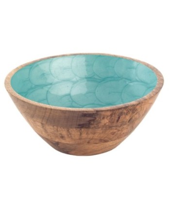 Cuenco pequeño de madera estilo marinero, ideal para decoración y almacenamiento en cocina, 6,5 cm, diseño náutico
