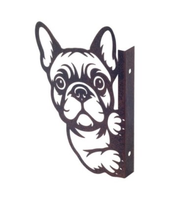 Adorno de Pared Perro, Decoración Metálica Estilo Étnico, Figura Decorativa para Hogar y Oficina, Regalo Original
