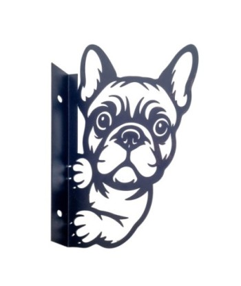 Adorno de Pared Perro, Decoración Metálica Estilo Étnico, Figura Decorativa para Hogar y Oficina, Regalo Original