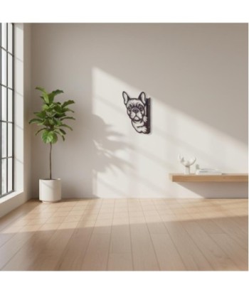 Adorno de Pared Perro, Decoración Metálica Estilo Étnico, Figura Decorativa para Hogar y Oficina, Regalo Original