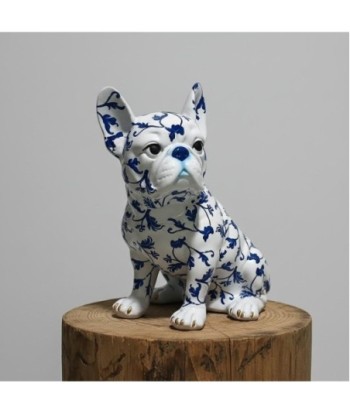 Figura Decorativa Bulldog Negro Resina, Arte Moderno Pop Art, Ideal para Decoración de Hogar y Oficina, Regalo