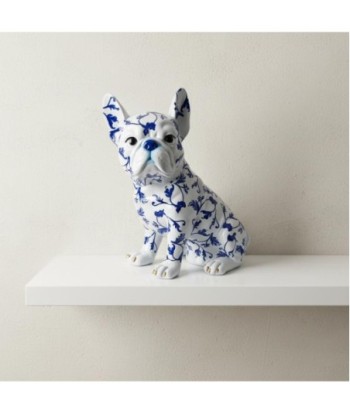 Figura Decorativa Bulldog Negro Resina, Arte Moderno Pop Art, Ideal para Decoración de Hogar y Oficina, Regalo