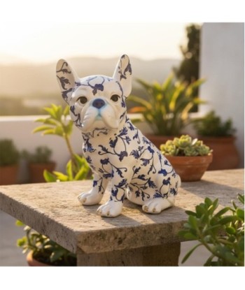Figura Decorativa Bulldog Negro Resina, Arte Moderno Pop Art, Ideal para Decoración de Hogar y Oficina, Regalo