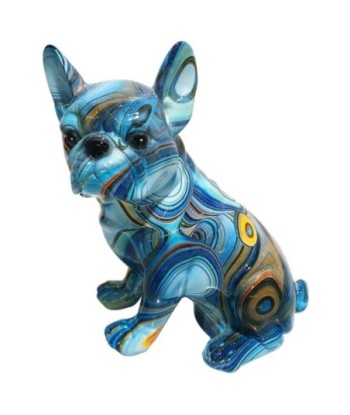Figura Decorativa Bulldog Resina Pop Art, Escultura Moderno, Adorno Perro Bulldog, Decoración Hogar Oficina,