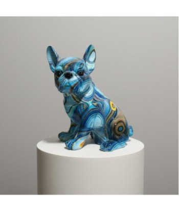 Figura Decorativa Bulldog Resina Pop Art, Escultura Moderno, Adorno Perro Bulldog, Decoración Hogar Oficina,